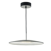 Freyza - Dar Enoch LED Pendant Matt Black and Stainless Steel