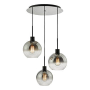 LyciaCluster | Elegant Adjustable 3-Light Pendant with Ombre Glass 1