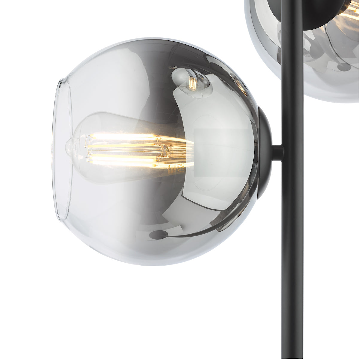 LyciaGlow | Elegant Modern Arc 3-Light Floor Lamp with Ombre Glass 6