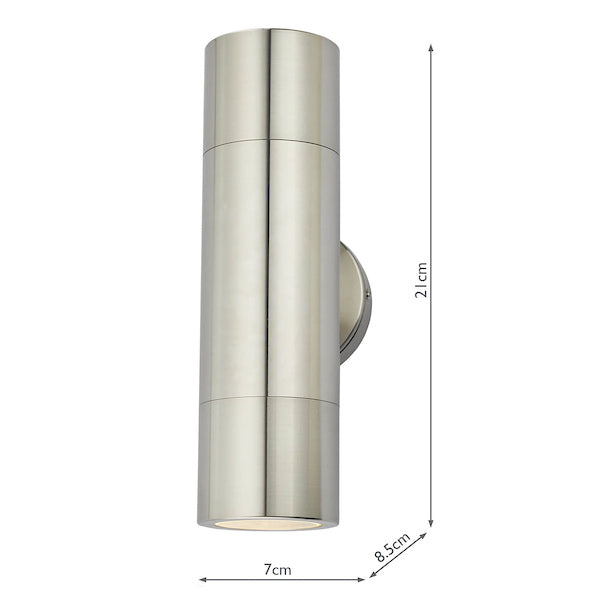 Freyza - Dar Ortega Aluminium Up Down Outdoor Wall Light IP65