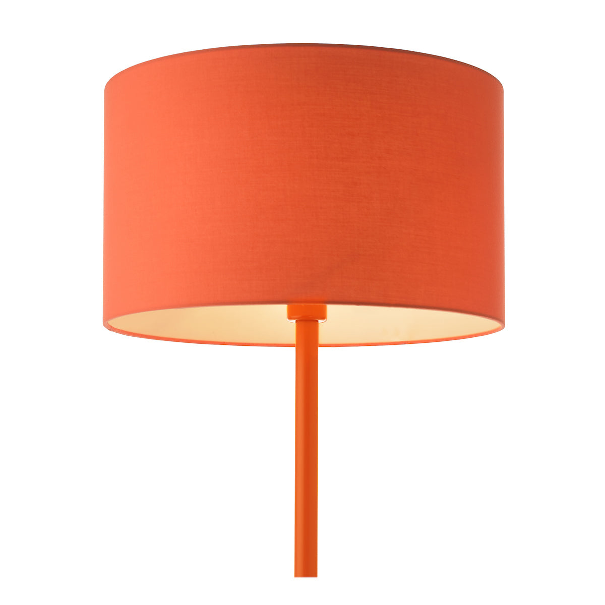 ToledoGlow | Vibrant Contemporary Satin Orange Floor Lamp 6
