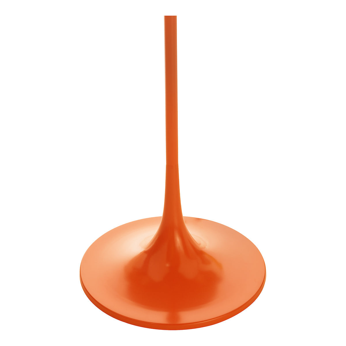 ToledoGlow | Vibrant Contemporary Satin Orange Floor Lamp 7