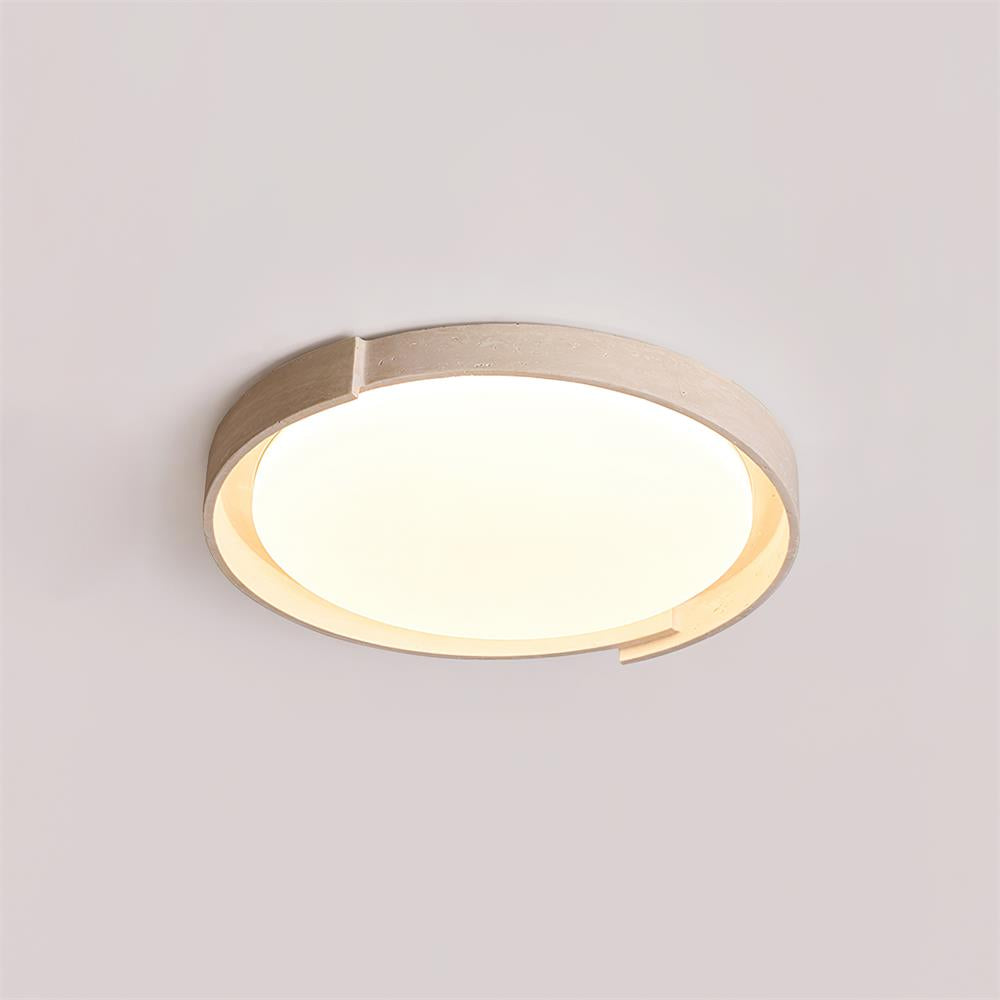 Freyza | Juvio – Plafonnier rond minimaliste à fixation affleurante – Chambre, couloir, cuisine minimalistes
