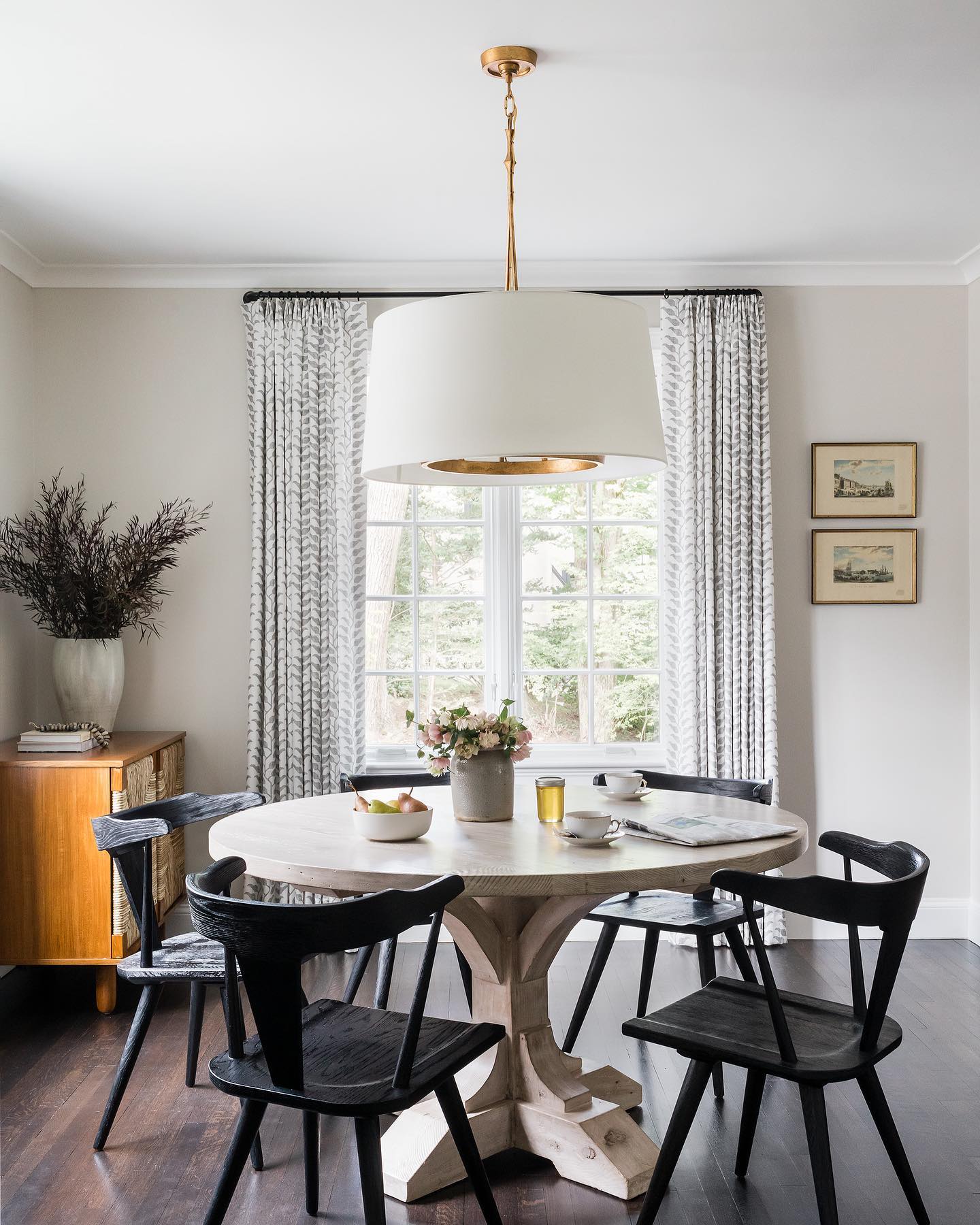 Freyza | Wink Brass Fabric Brass Fabric Pendant Light – Kitchen Dining Room