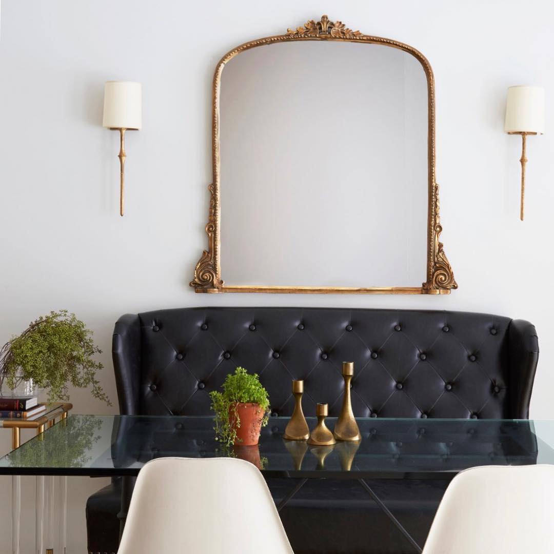 Freyza | Einzigartige Wandleuchte aus Messing mit Stoffschirm im Vintage-Stil für Schlafzimmer und Flur