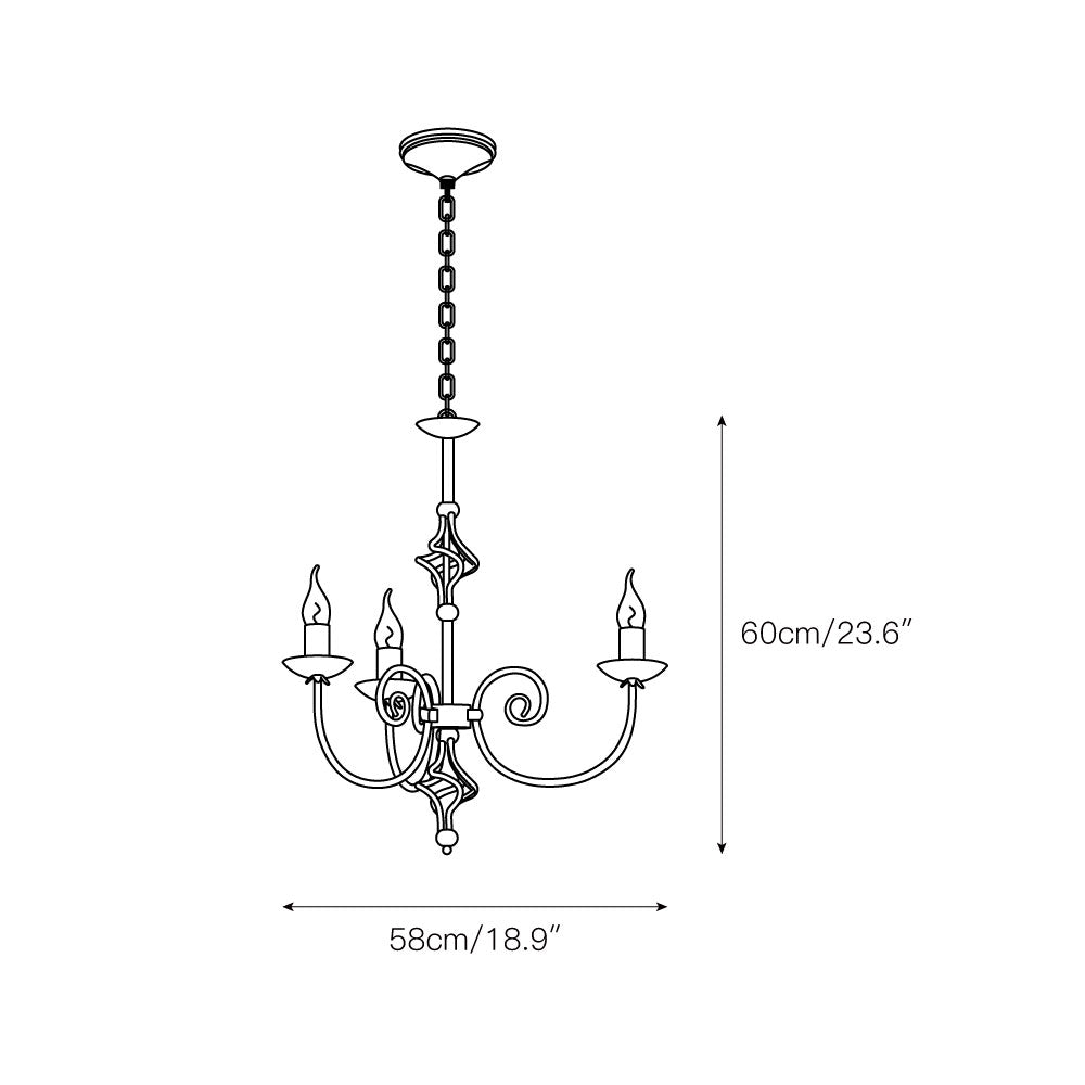 Freyza | Grace Postmodern Luxury Brass Chandelier – Modern Dining Room Living Room