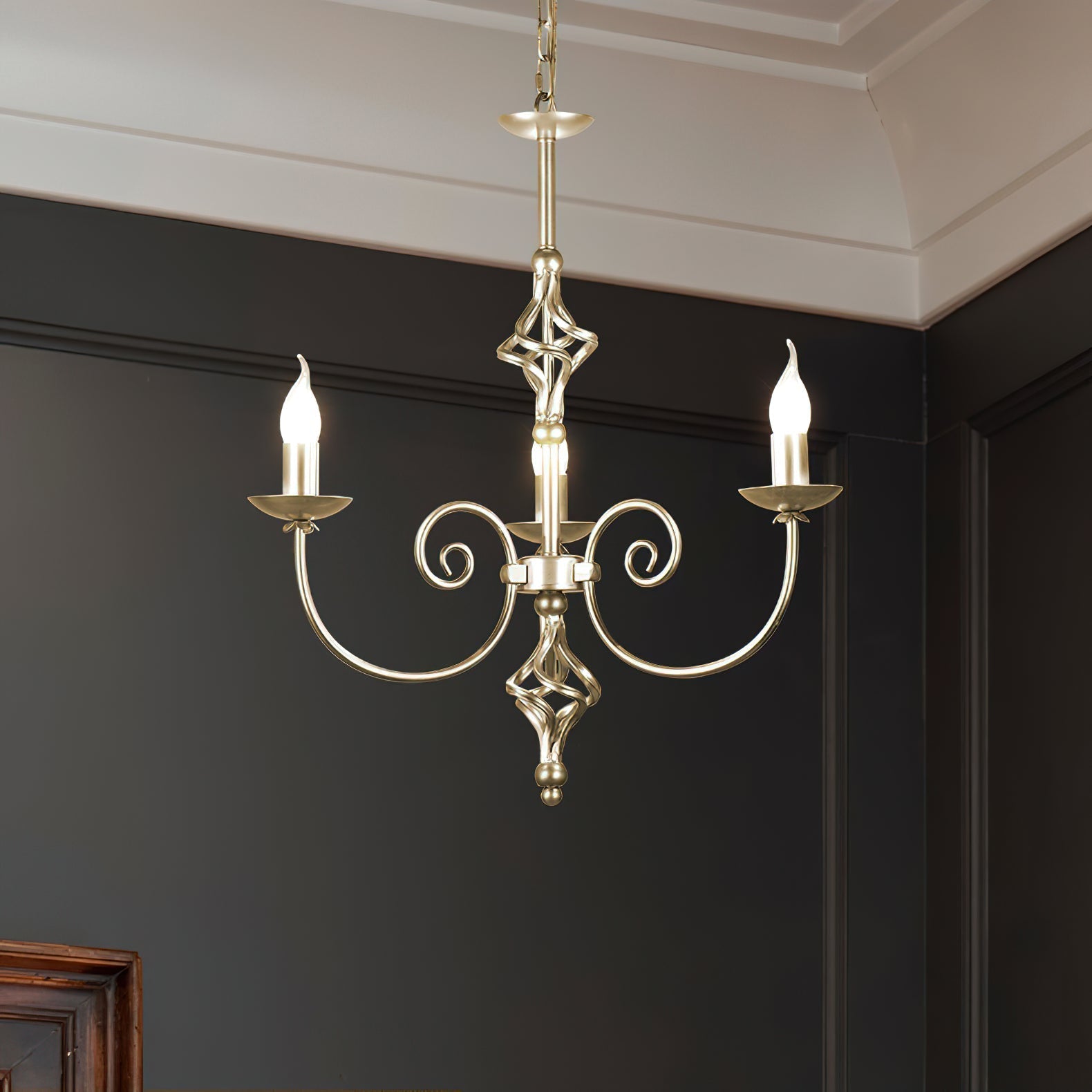 Freyza | Grace Postmodern Luxury Brass Chandelier – Modern Dining Room Living Room