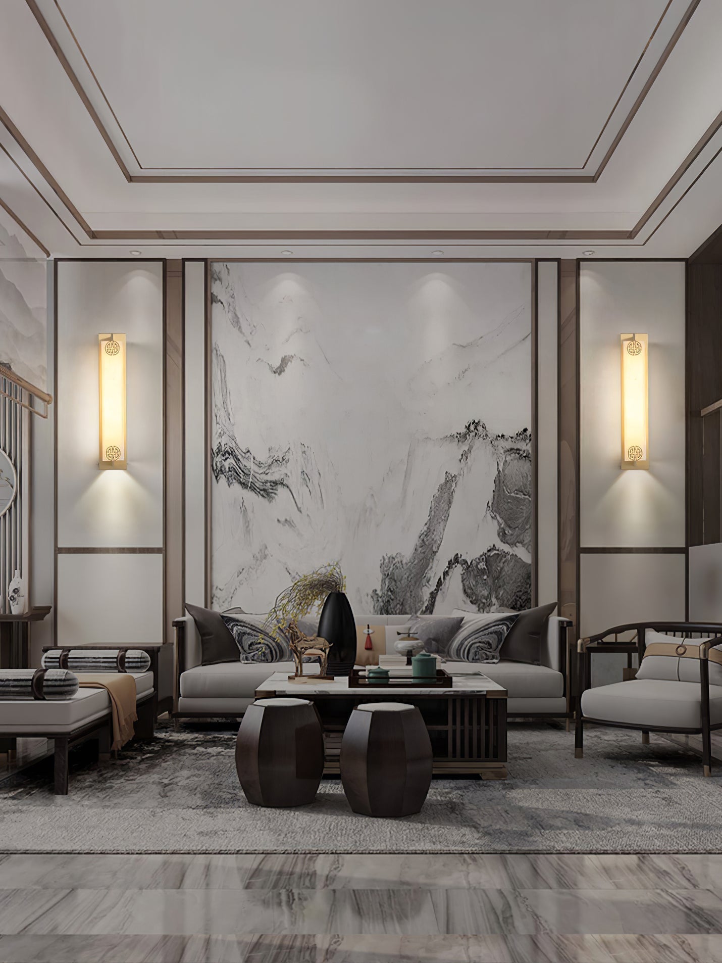 Freyza | Applique murale Luste Alabaster – Chambre, couloir