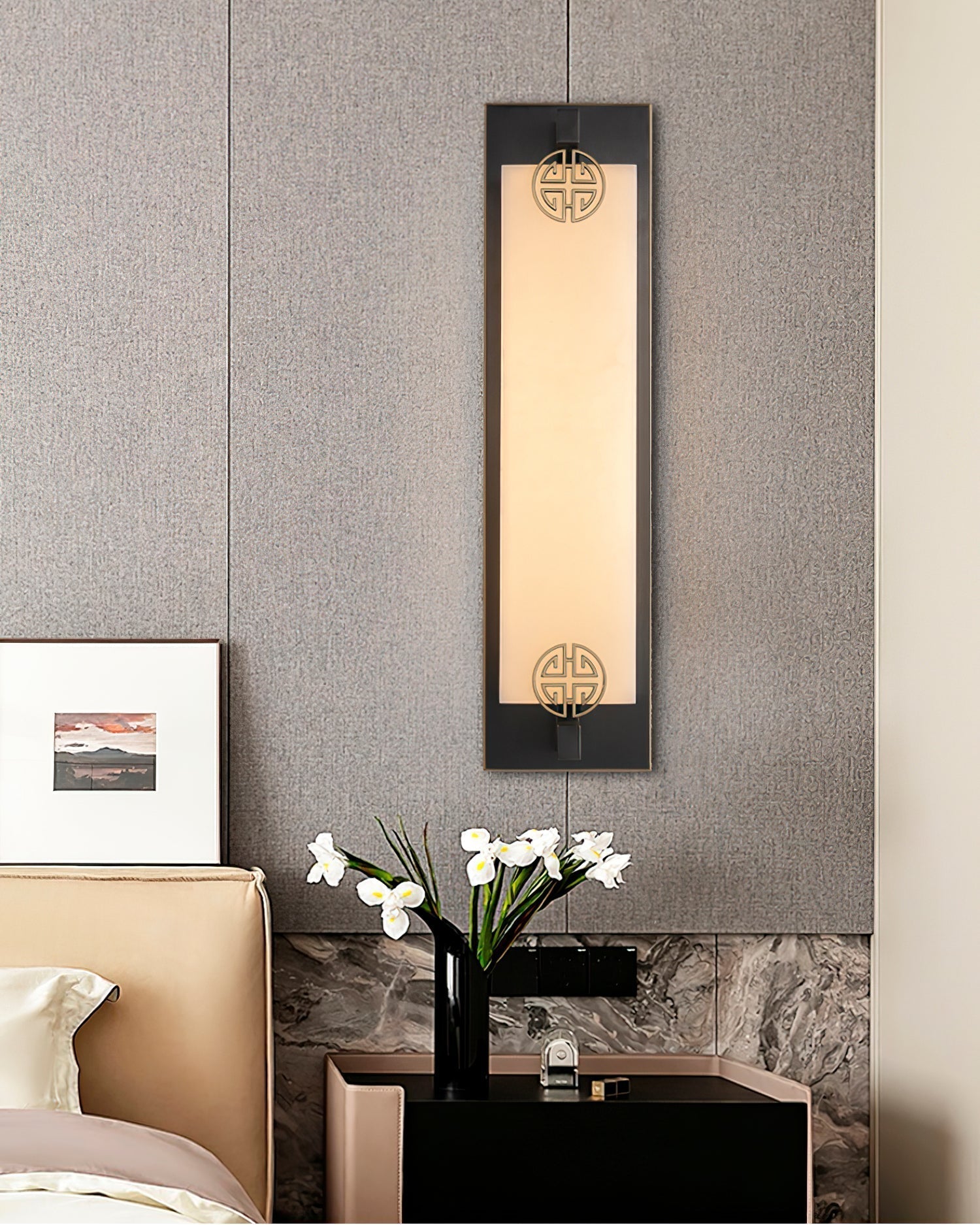Freyza | Applique murale Luste Alabaster – Chambre, couloir