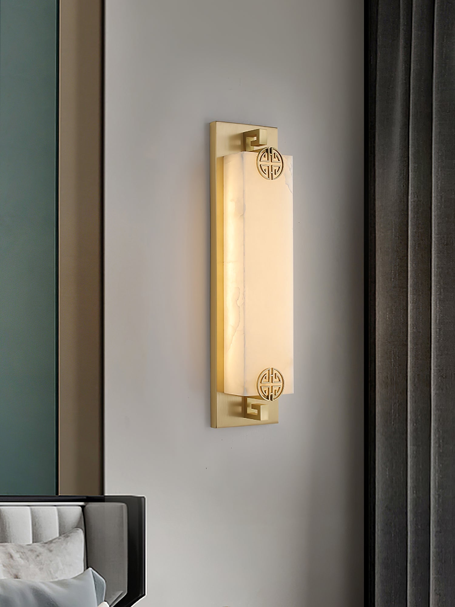 Freyza | Applique murale Luste Alabaster – Chambre, couloir