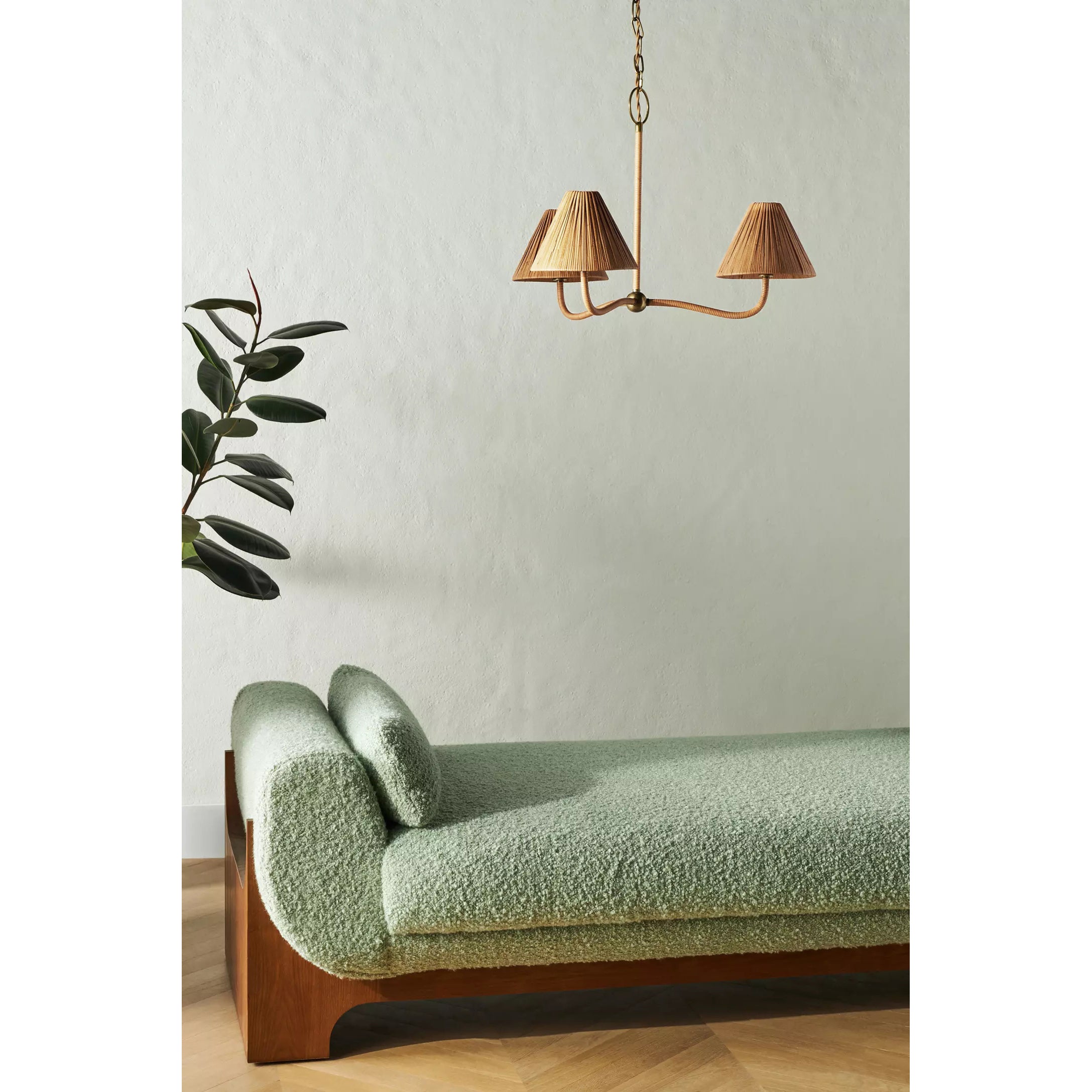 Freyza | Delphine Elegance Natural Rattan Chandelier – Dining Room Living Room
