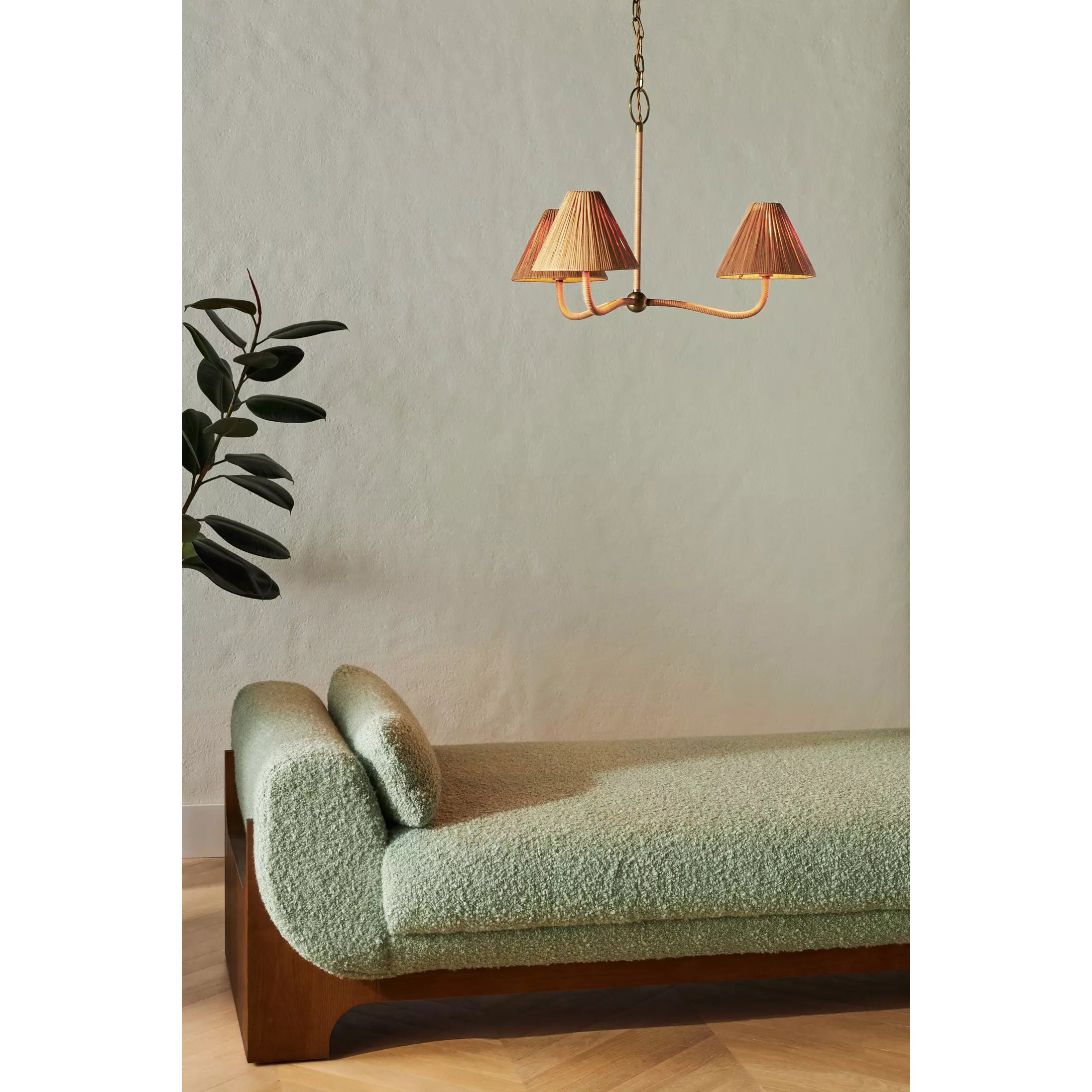 Freyza | Delphine Elegance Natural Rattan Chandelier – Dining Room Living Room