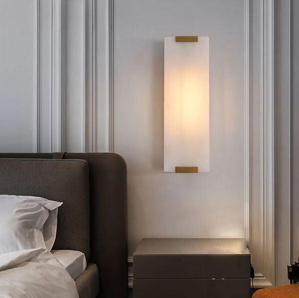 DemeterStone | Elegant Natural Stone and Metal Wall Sconce Light Fixture 5