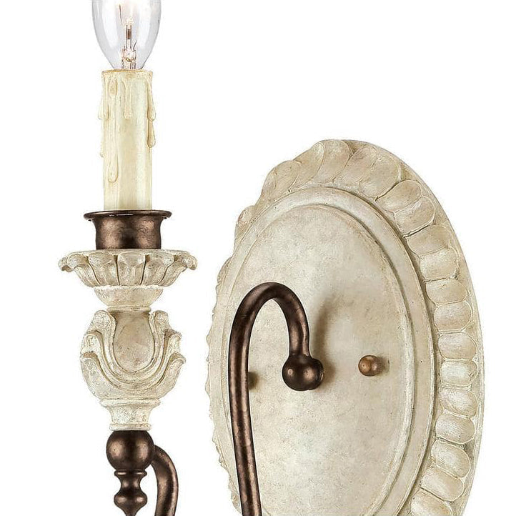 Freyza | Quell Vintage Industrial Wood Antique Wall Light – Industrial Bedroom Hallway