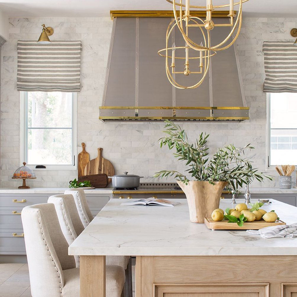 Freyza | Sylph Vintage Industrial Brass Pendant Light – Industrial Kitchen Dining Room