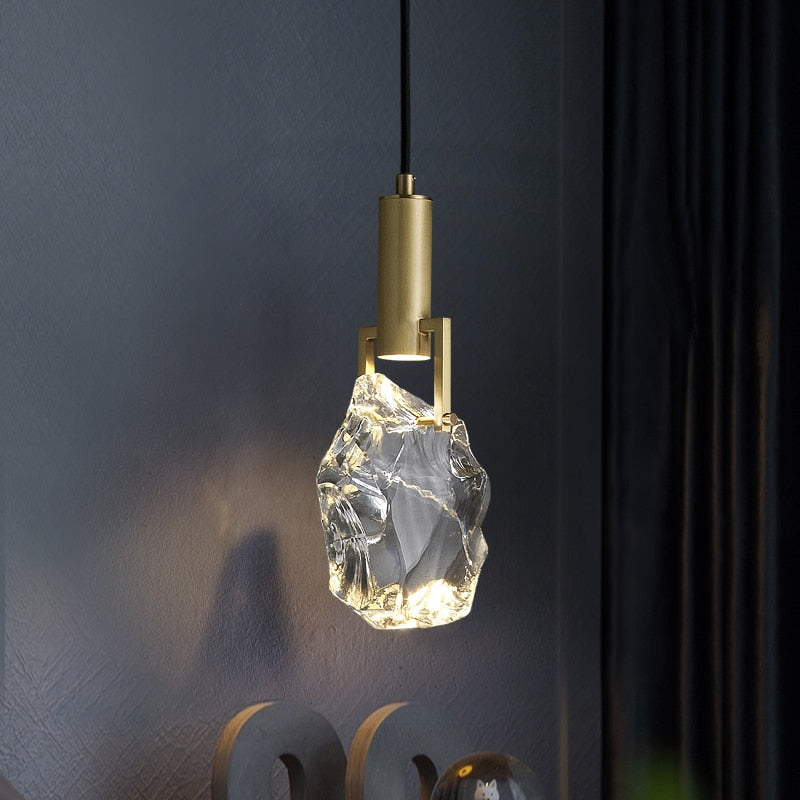 Freyza | Drop Crystal Pendant Crystal Pendant Light – Kitchen Dining Room