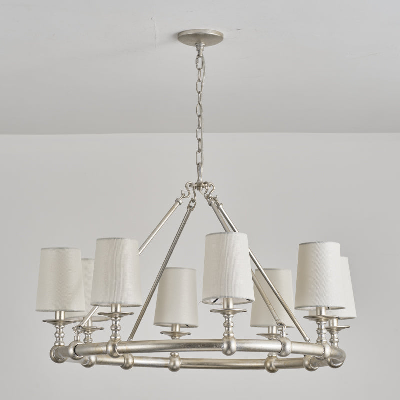 Freyza | Unite Vintage Industrial Gold Chandelier – Industrial Dining Room Living Room