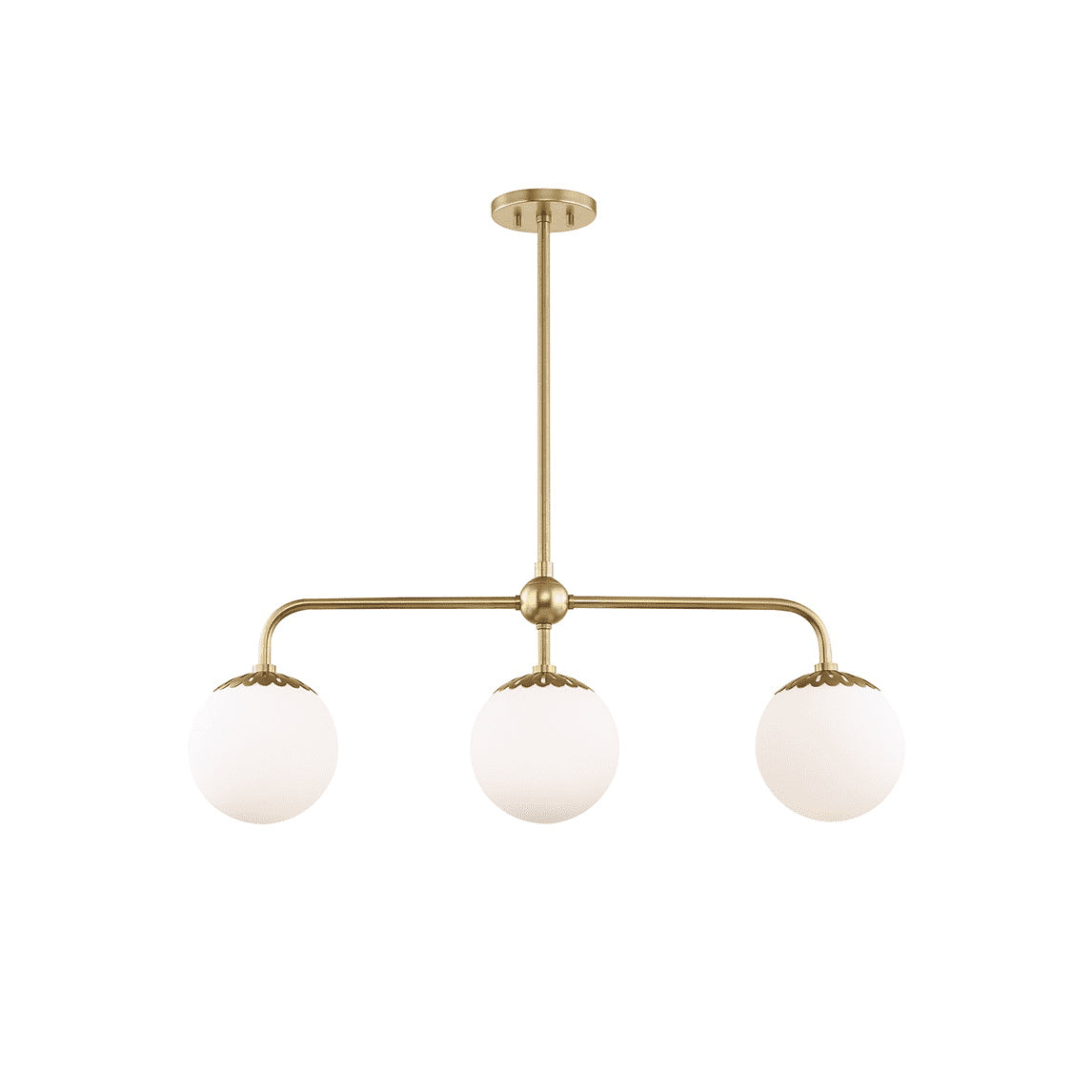 Freyza | Yare Globe Chrome Chrome Glass Pendant Light – Kitchen Dining Room