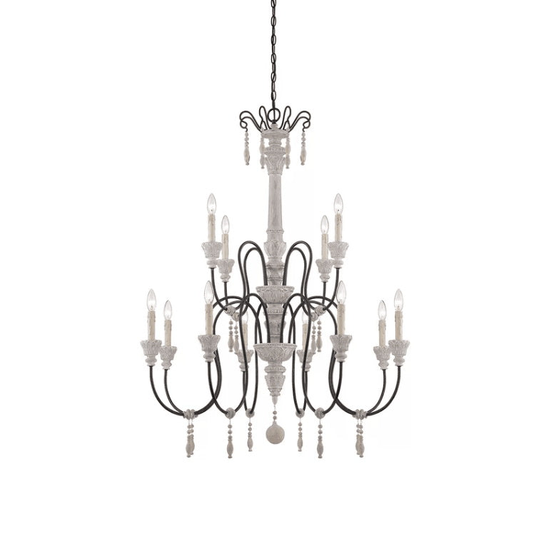 Freyza | Epoch Postmodern Luxury Wood Chandelier – Modern Dining Room Living Room