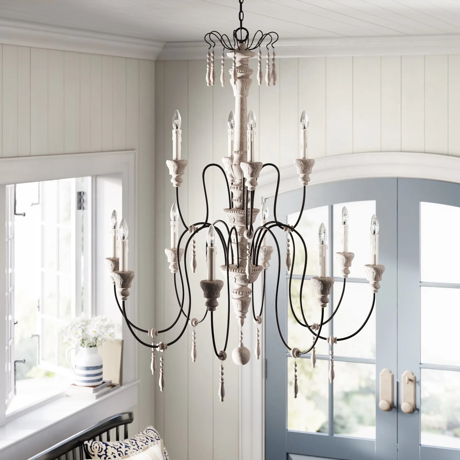 Freyza | Epoch Postmodern Luxury Wood Chandelier – Modern Dining Room Living Room