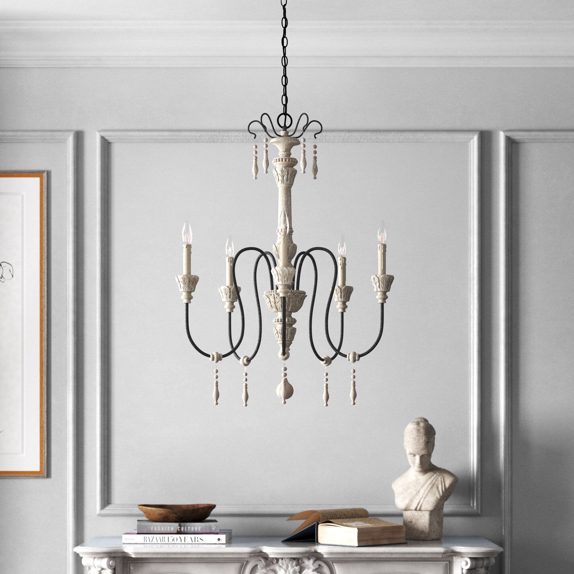 Freyza | Epoch Postmodern Luxury Wood Chandelier – Modern Dining Room Living Room