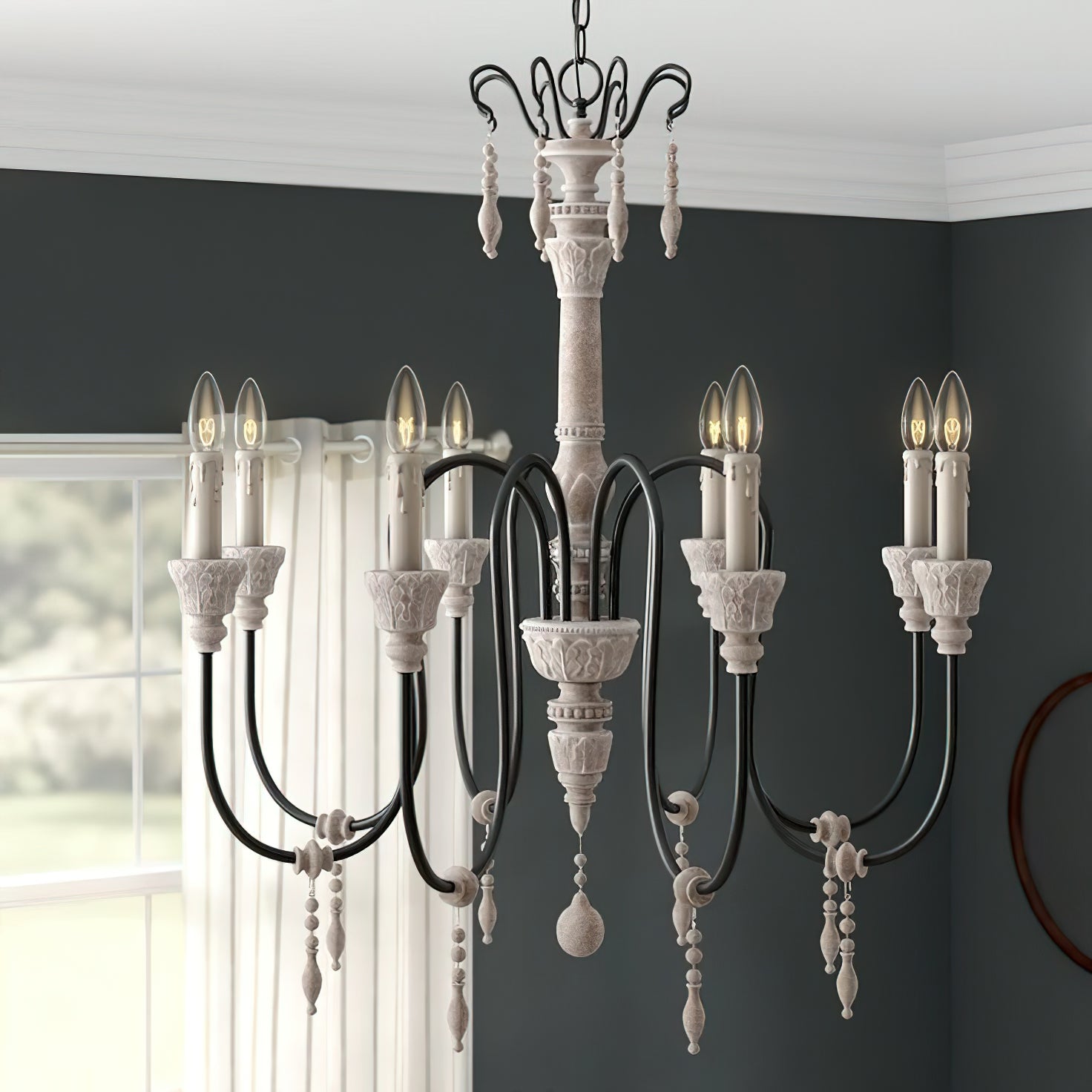 Freyza | Epoch Postmodern Luxury Wood Chandelier – Modern Dining Room Living Room