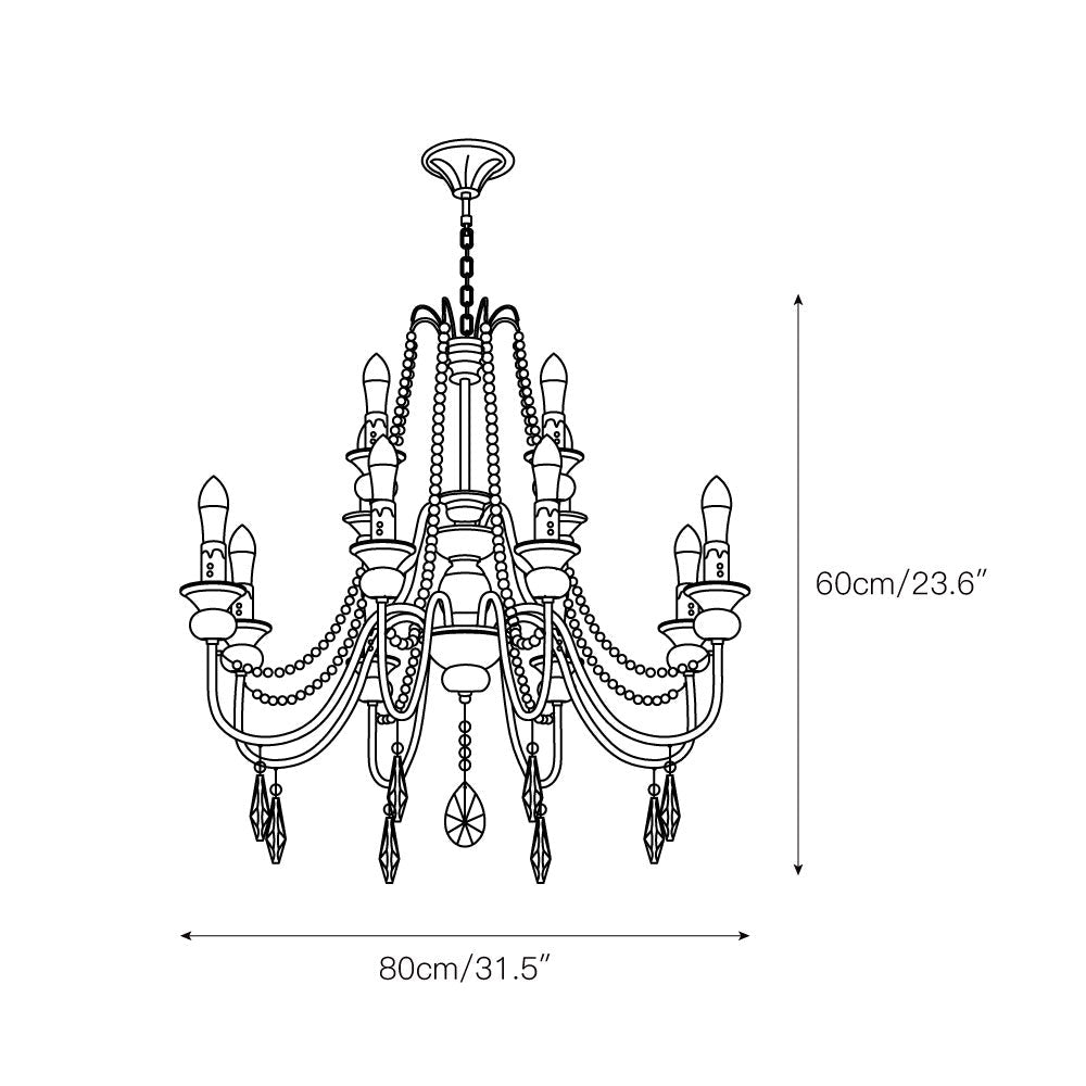 Freyza | Mote Postmodern Luxury Brass Crystal Chandelier – Modern Dining Room Living Room