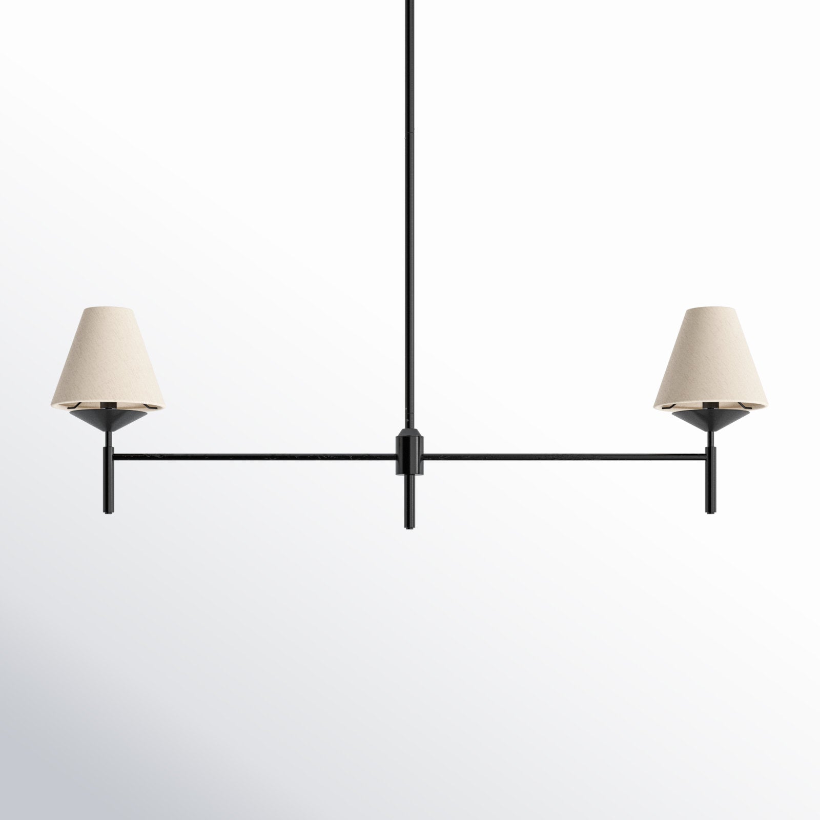 Freyza | Ulphaa Vintage-Industrielle schwarze Stoff-Hängeleuchte – Industrielles Esszimmer, Wohnzimmer
