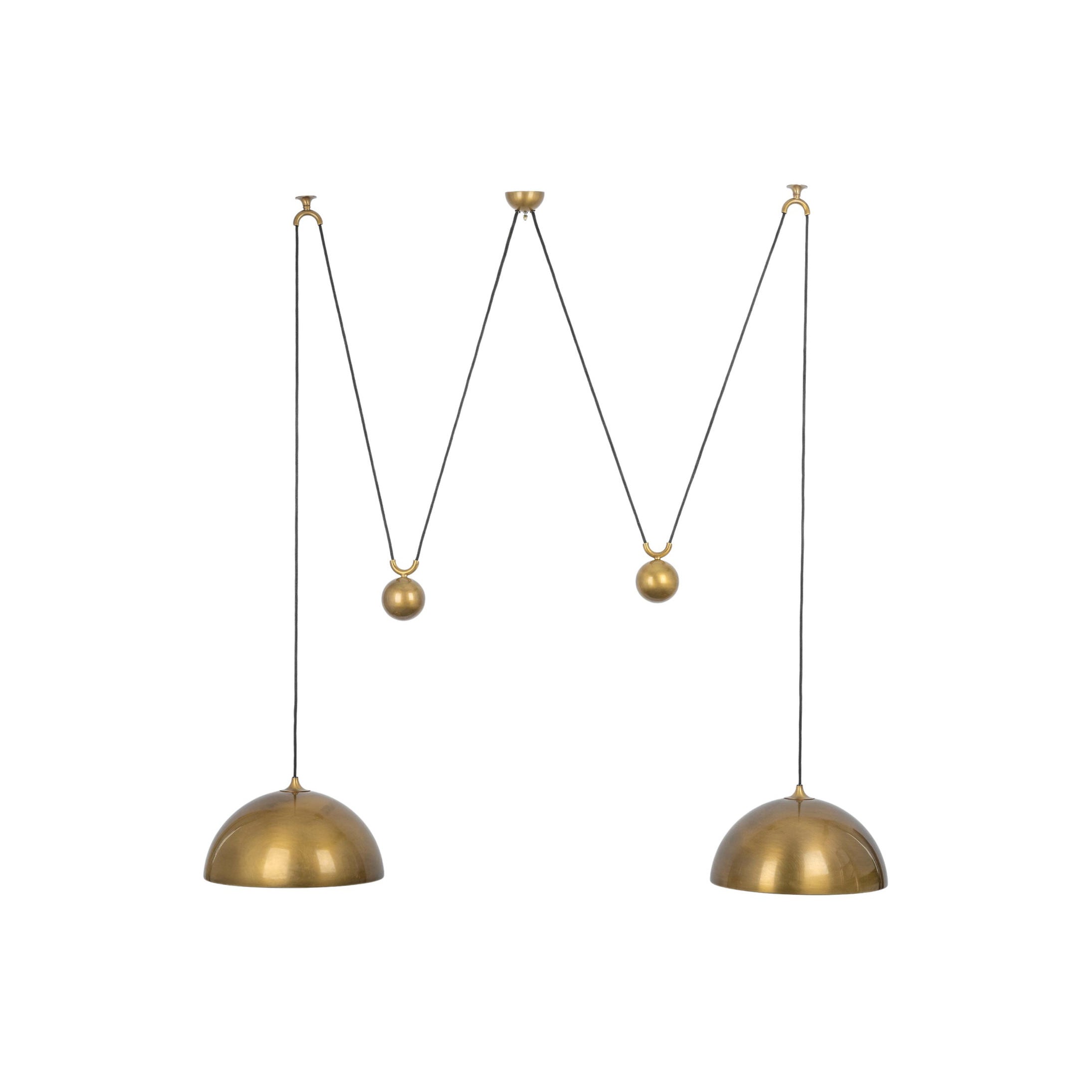 Freyza | Suspension en laiton Balance Omen Dome – Cuisine Salle à manger