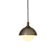 Freyza | Pith Dome Perforated Wood Pendant Light – Kitchen Dining Room