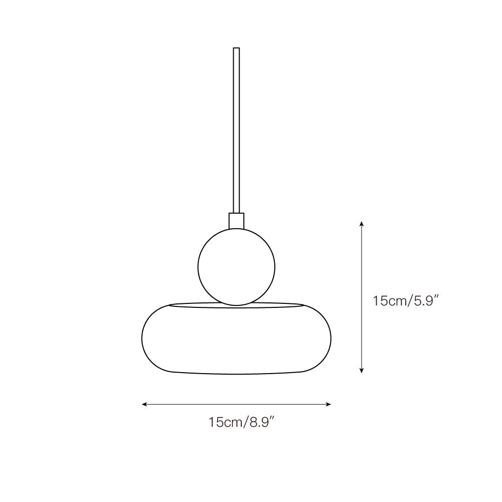 Freyza | Ridge Marble Pendant Marble Pendant Light – Kitchen Dining Room