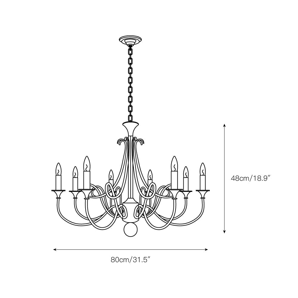 Freyza | Braid Vintage Double Brass Crystal Chandelier – Vintage Dining Room Living Room