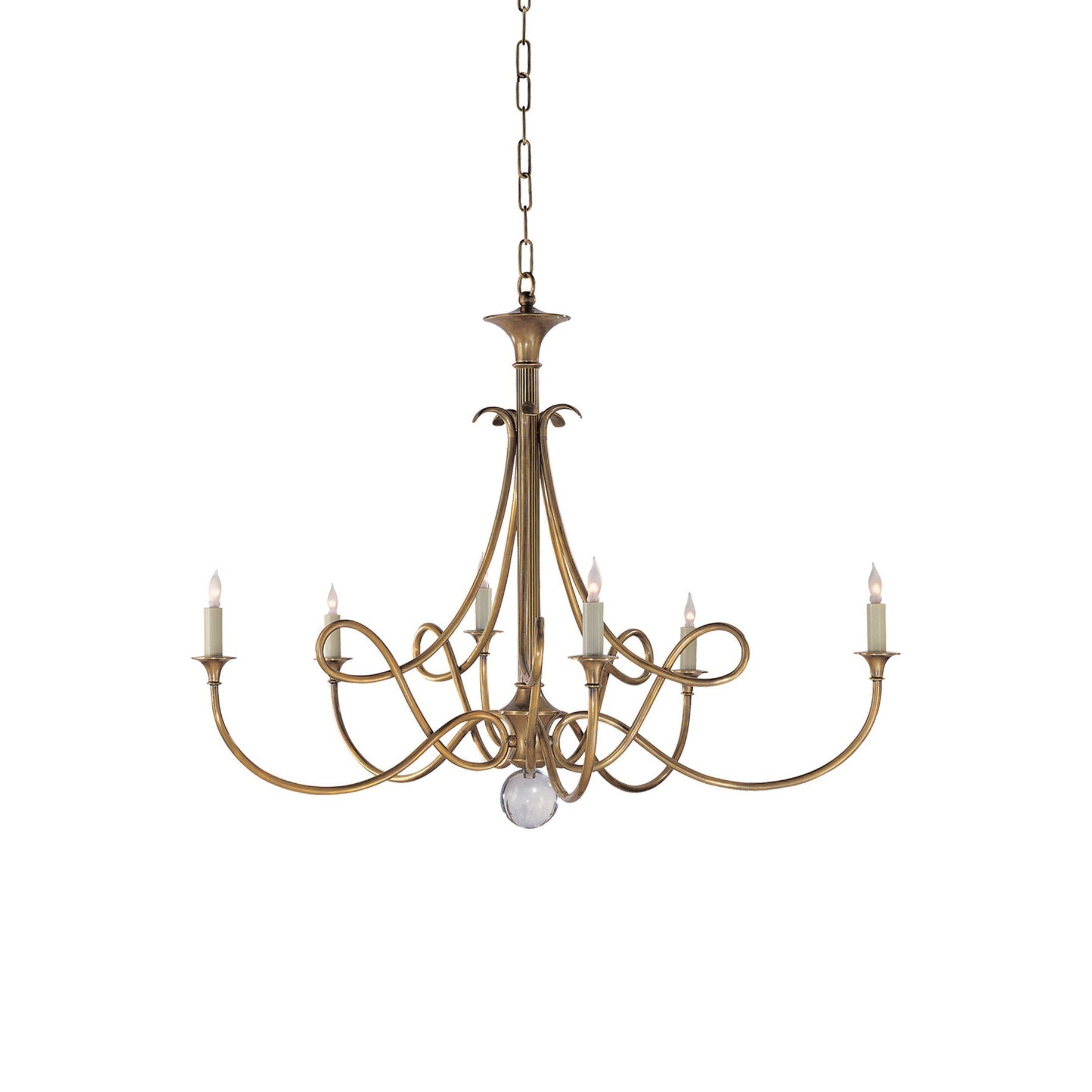 Freyza | Braid Vintage Double Brass Crystal Chandelier – Vintage Dining Room Living Room