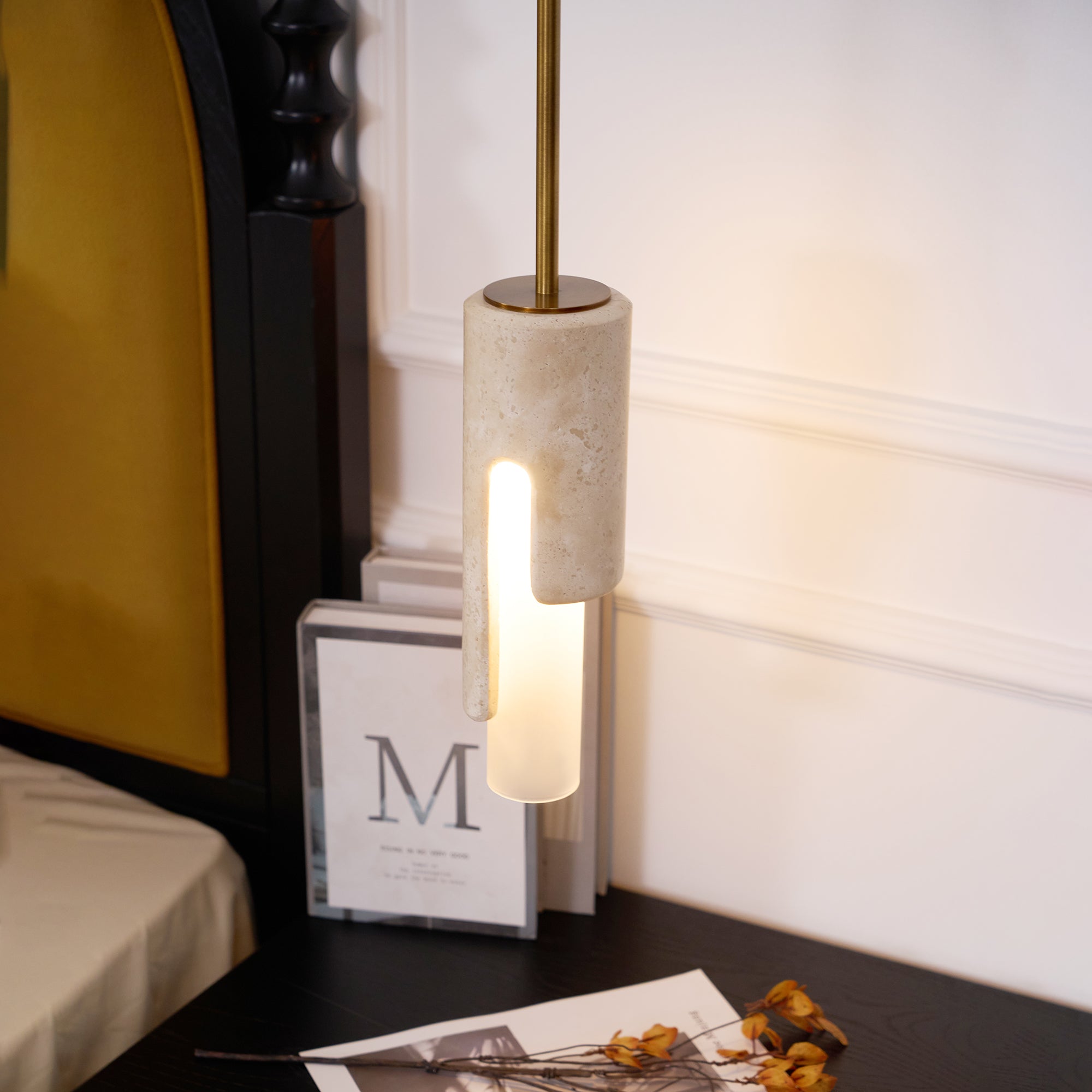 Freyza | Elix Marmor-Glas-Murmel-Pendelleuchte – Küche, Esszimmer
