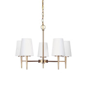 Freyza | Gaze Elegance Vintage Brass Glass Chandelier – Vintage Dining Room Living Room