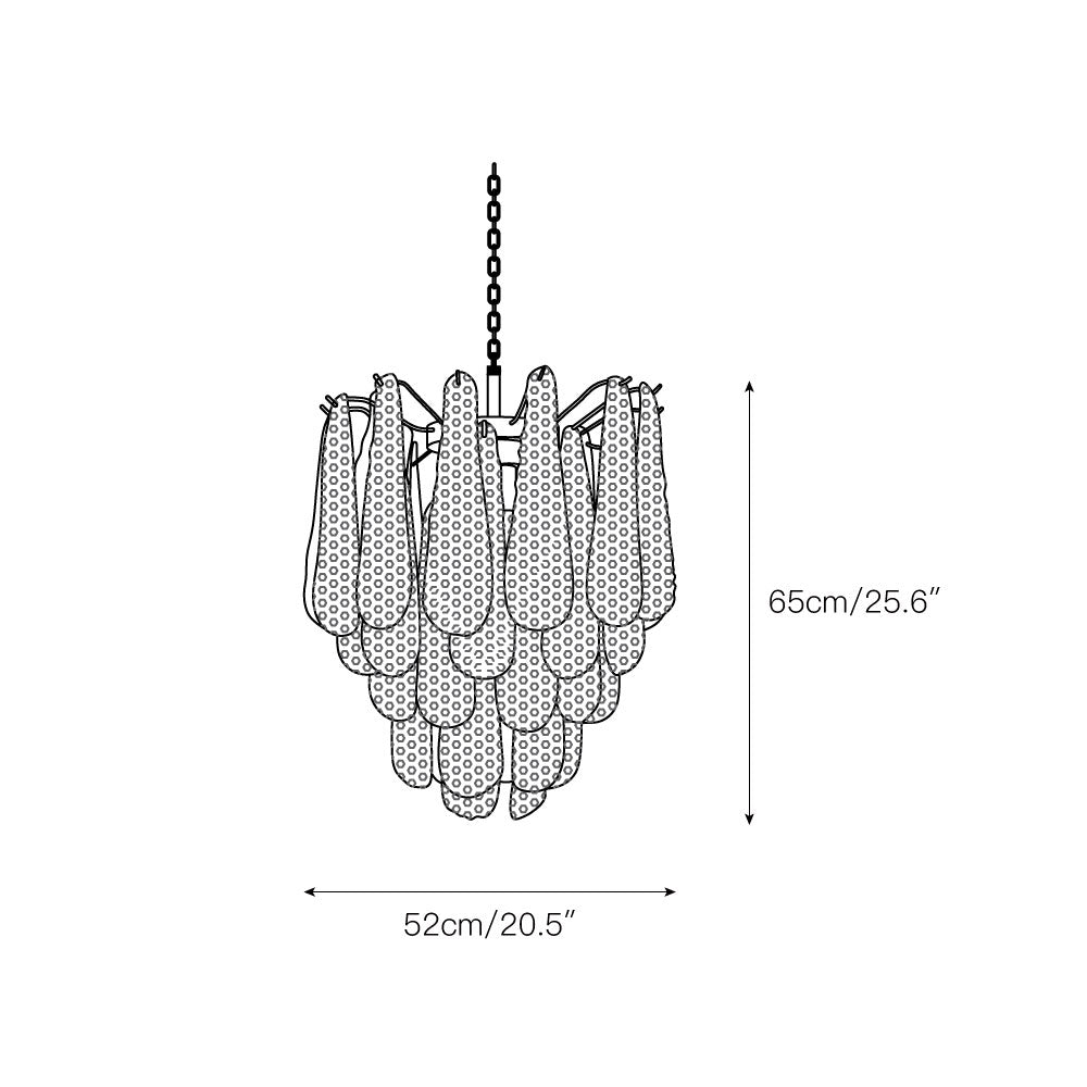 Freyza | Junto Postmodern Luxury Glass Chandelier – Modern Dining Room Living Room