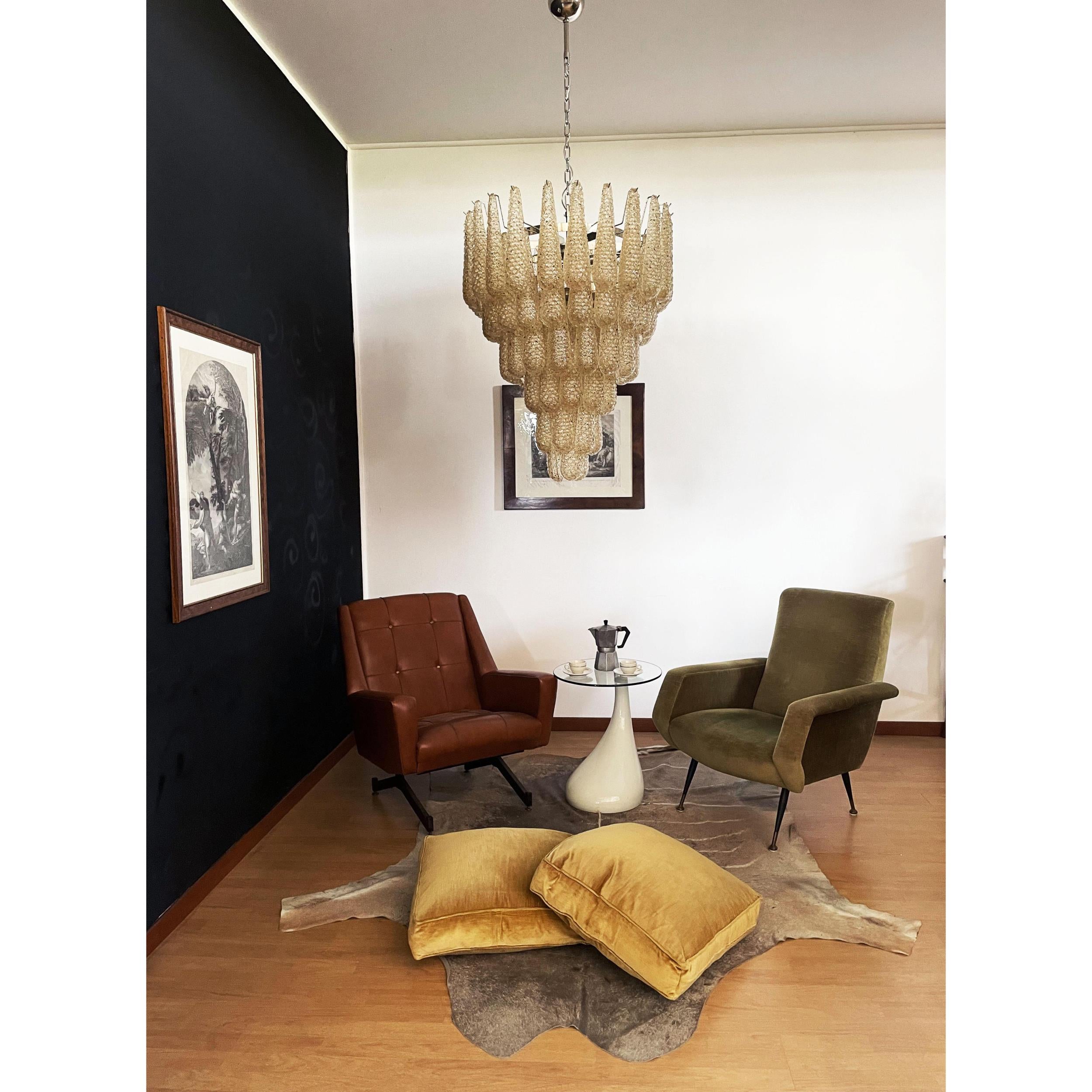 Freyza | Eingelassene Kronleuchter aus Muranoglas – Esszimmer Wohnzimmer