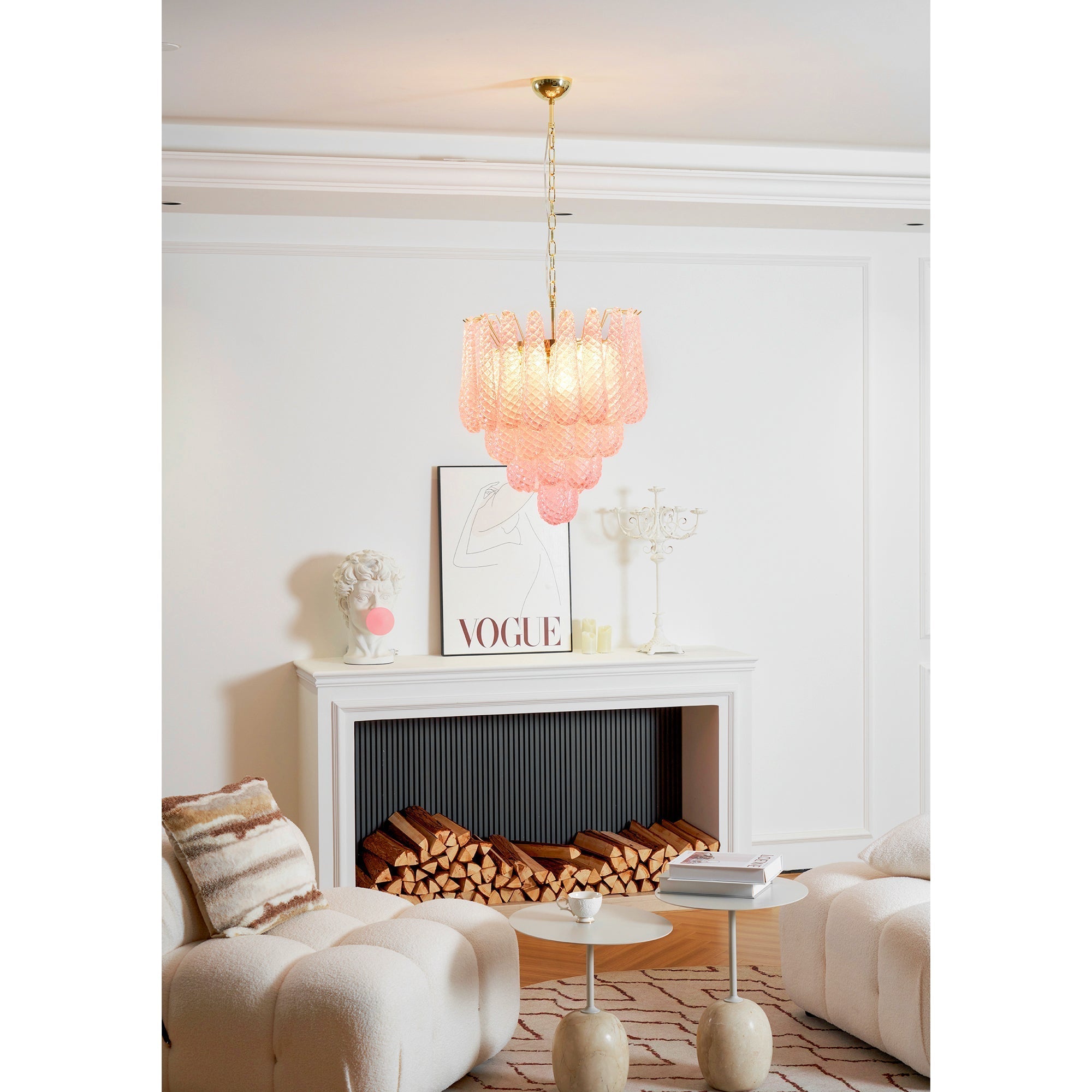 Freyza | Junto Postmodern Luxury Glass Chandelier – Modern Dining Room Living Room
