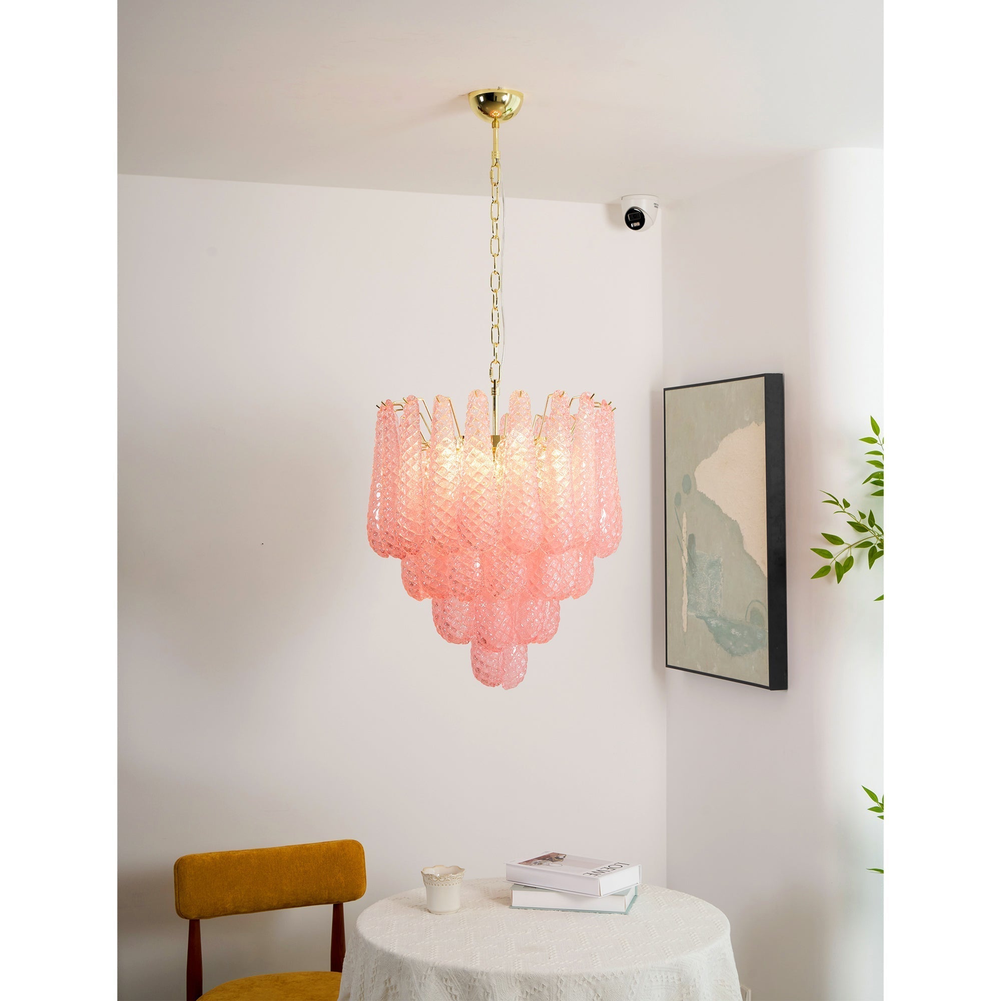 Freyza | Junto Postmodern Luxury Glass Chandelier – Modern Dining Room Living Room