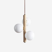 Freyza | Orbitra – Luminaire suspendu vertical en verre pour cuisine et salle à manger