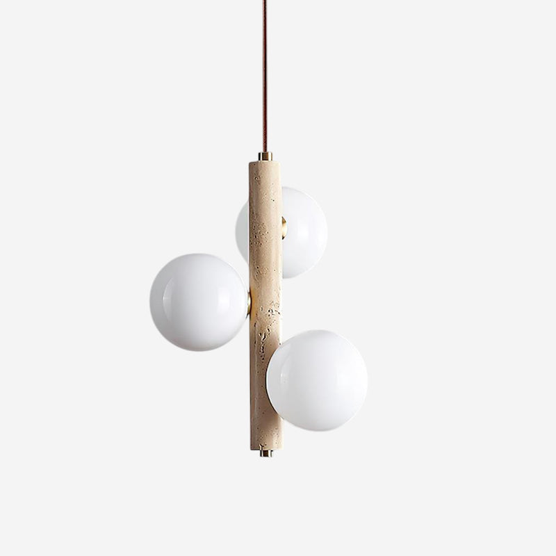 Freyza | Orbitra – Luminaire suspendu vertical en verre pour cuisine et salle à manger