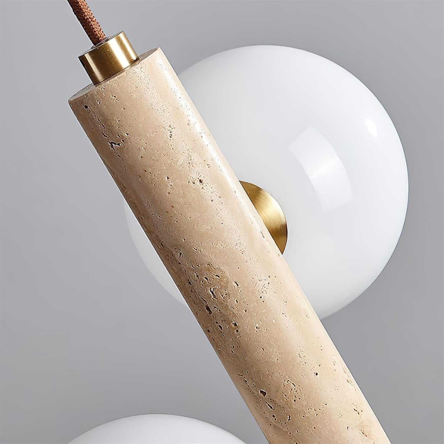 Freyza | Orbitra – Luminaire suspendu vertical en verre pour cuisine et salle à manger