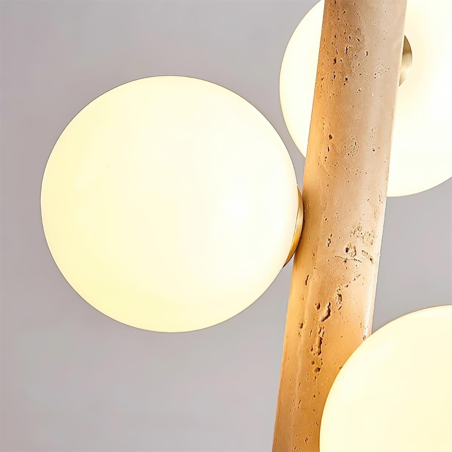 Freyza | Orbitra – Luminaire suspendu vertical en verre pour cuisine et salle à manger