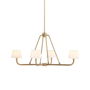 Freyza | Nook Vintage Industrial Brass Chandelier – Industrial Dining Room Living Room