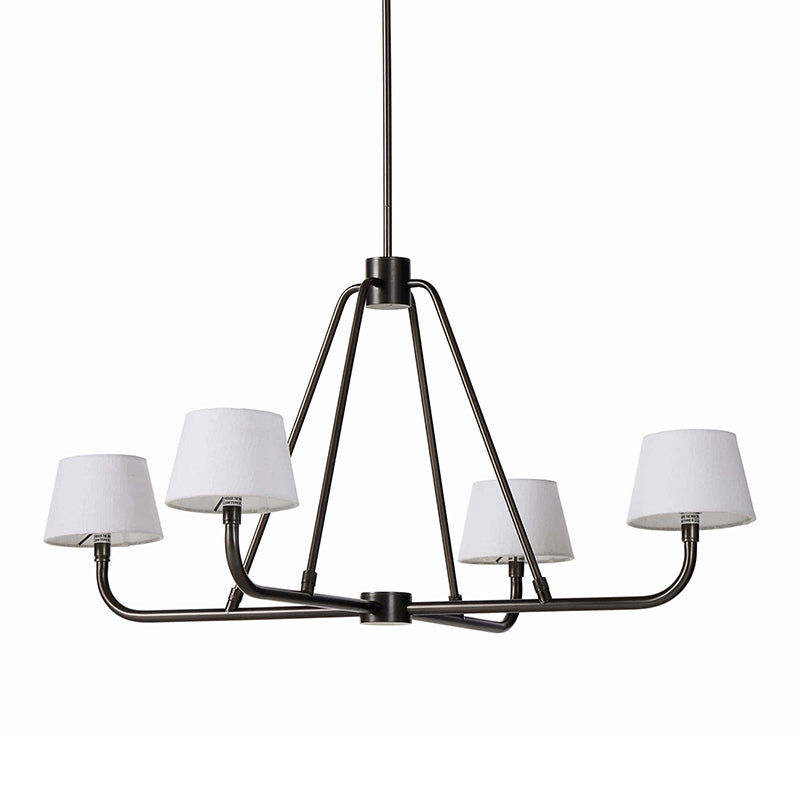 Freyza | Nook Vintage Industrial Brass Chandelier – Industrial Dining Room Living Room