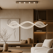 Freyza - DuminiGlow | Elegant Modern Stainless Steel Crystal Chandelier