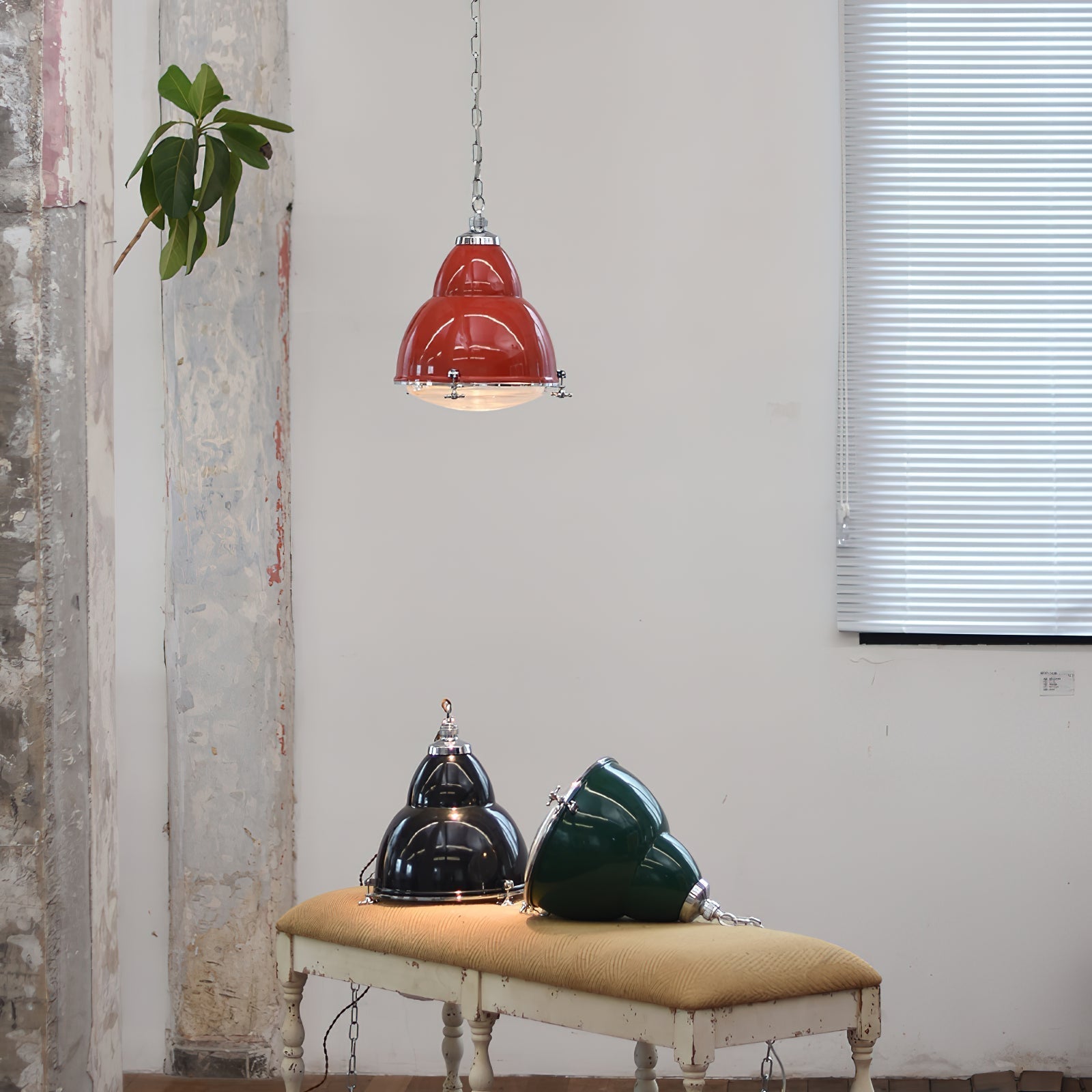 Freyza | Dunlop Red Pendant Pendant Light – Kitchen Dining Room