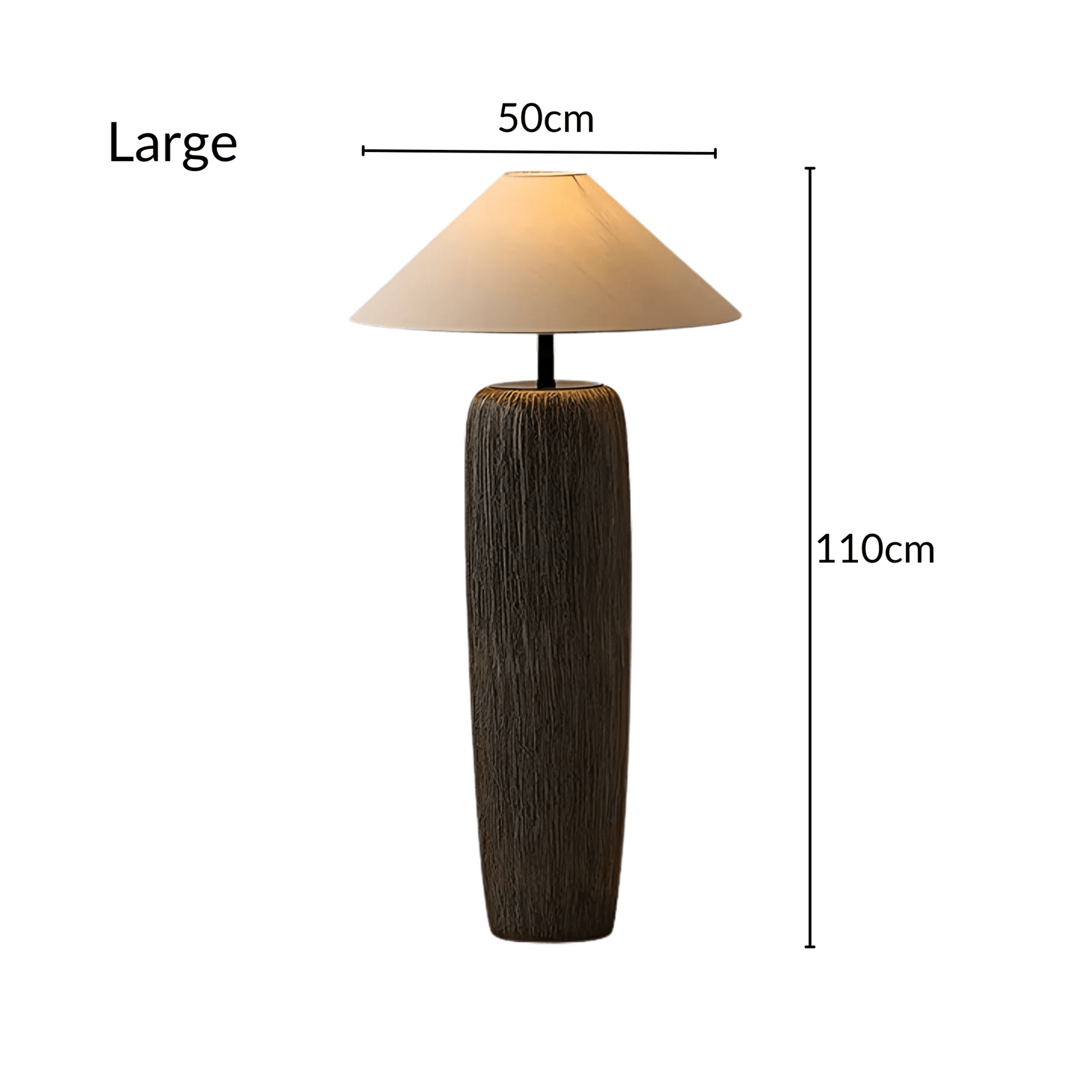 DuskAura | Elegant Modern Clay Fabric Floor Lamp for Living Room 9
