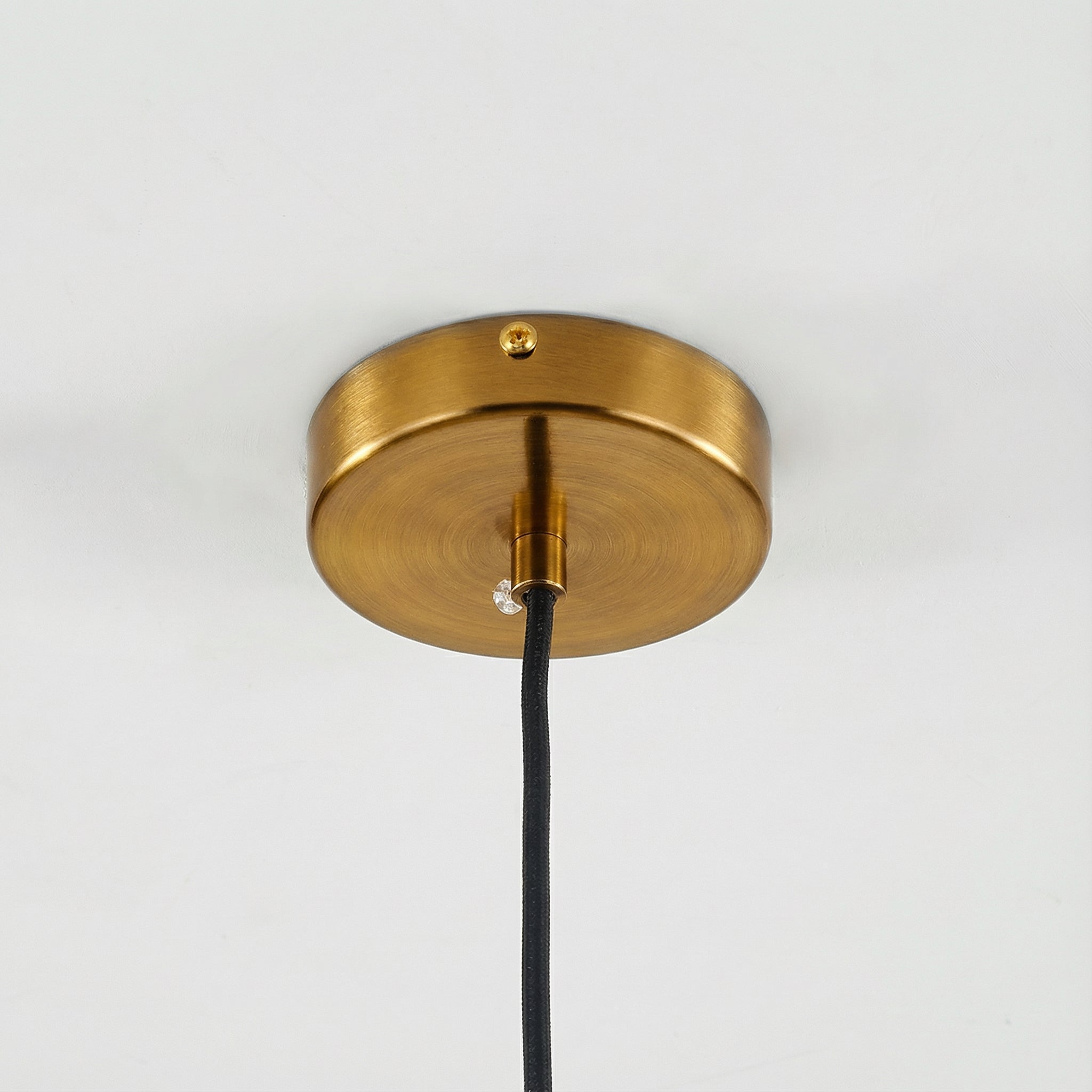 Modern Double Glass Globe Pendant | Fluted Inner Shade