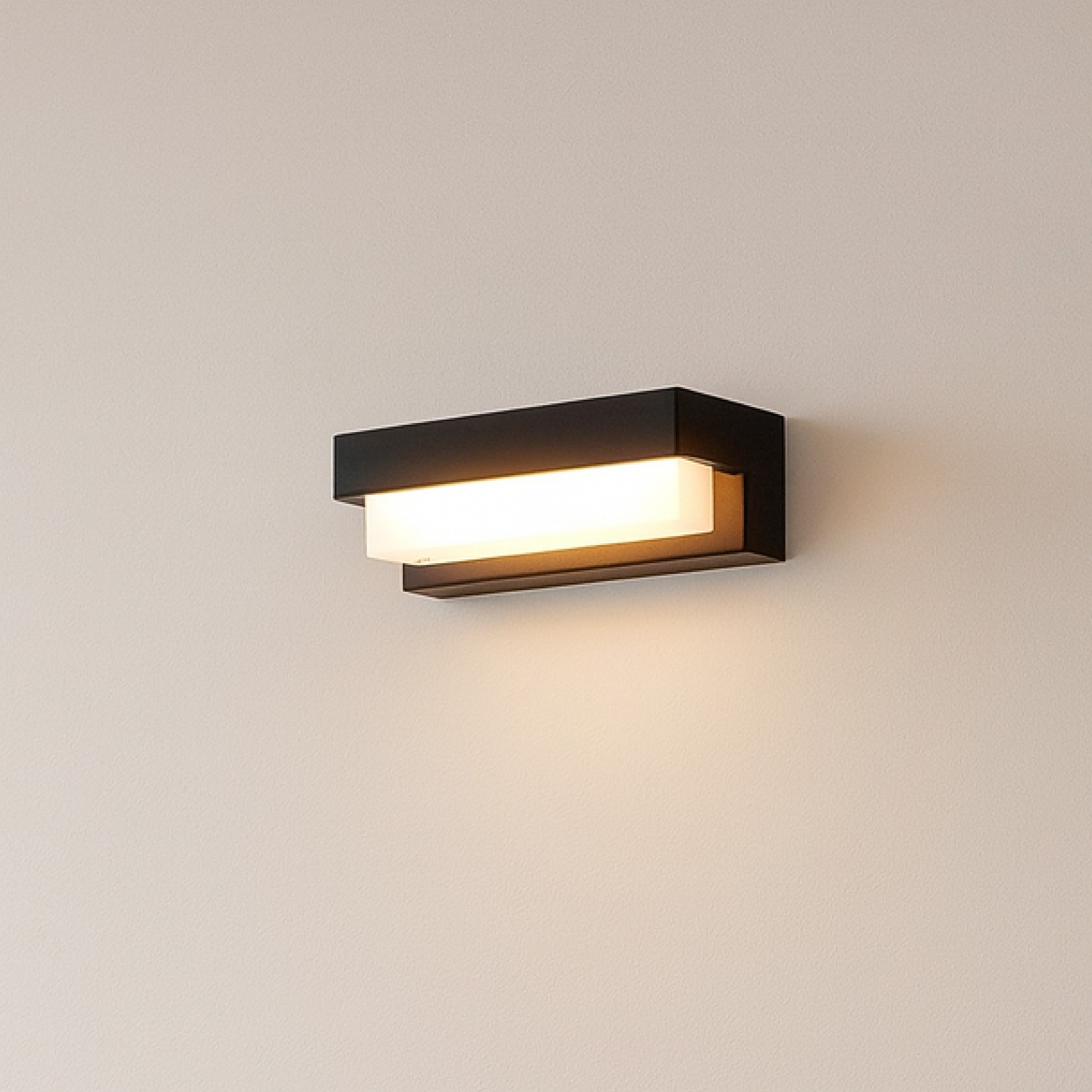 Freyza - EcoLuxe | Modern Minimalist Solar-Powered Outdoor Wall Light